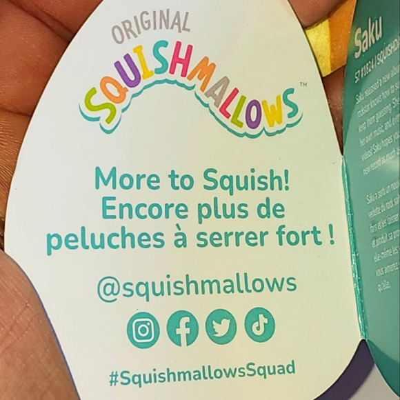 SAKU 🍕 FIRST TO MARKET Hawaiian Pizza Slice Original Squishmallow ☆》NWT《☆ - Picture 4 of 8